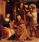 Master of Ab Monogram The Adoration of the Magi oil painting